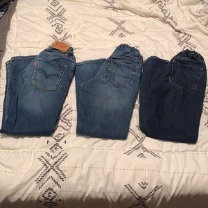1 Levi & 2 Children’s place jeans Size 10